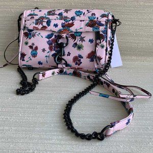 Brand New Rebecca Minkoff pink floral mini Mac